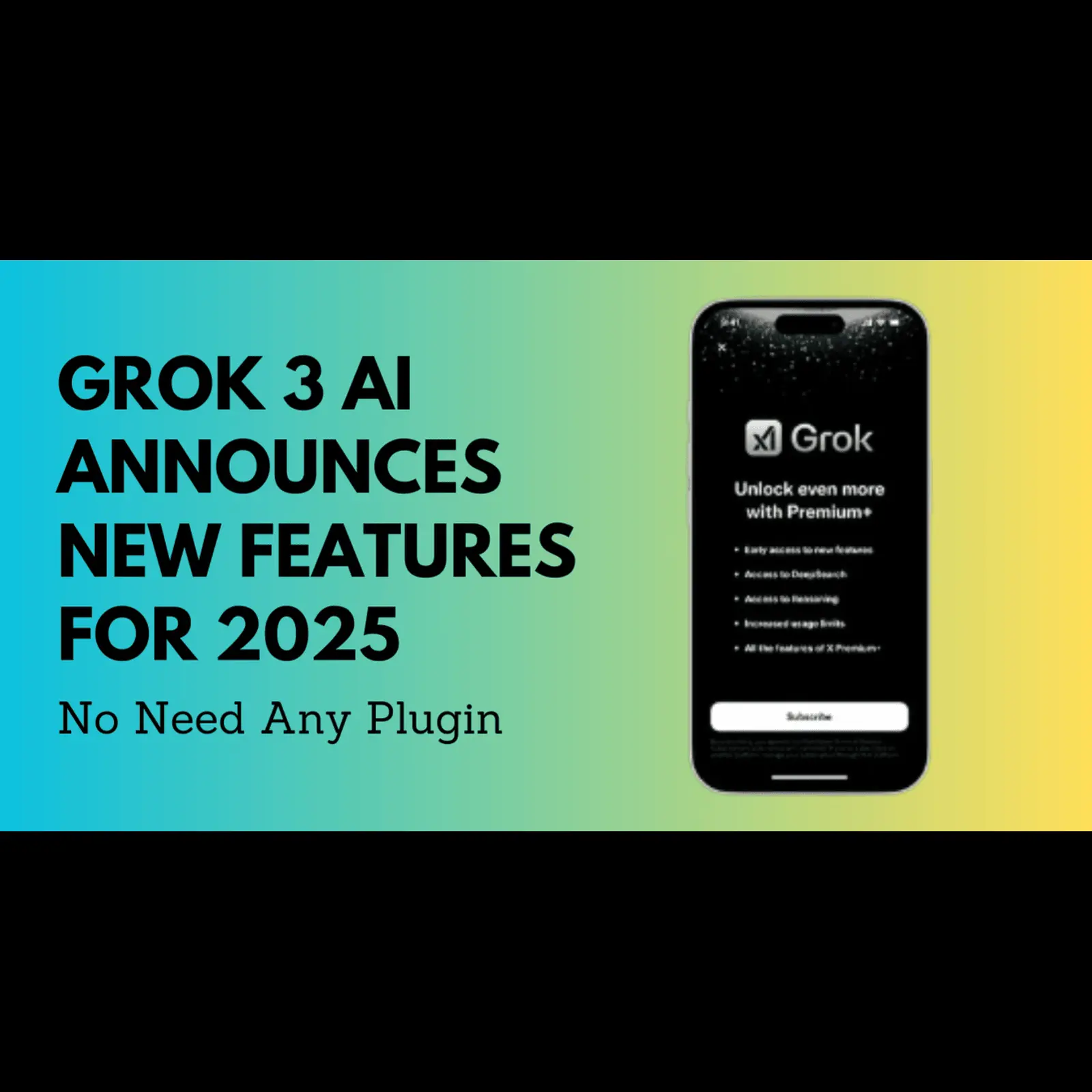 Grok 3 AI Announces New Features for 2025